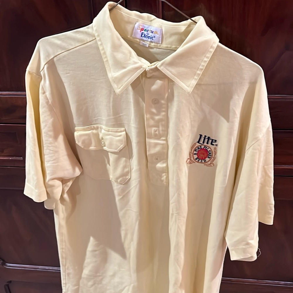 Spectrum by Etonic XL old school vintage retro style short sleeve polo cool 😎